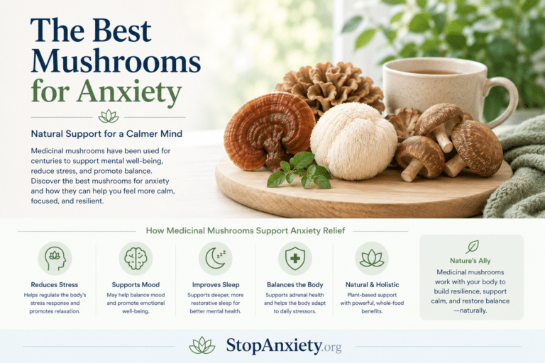 The Best Mushrooms for Anxiety