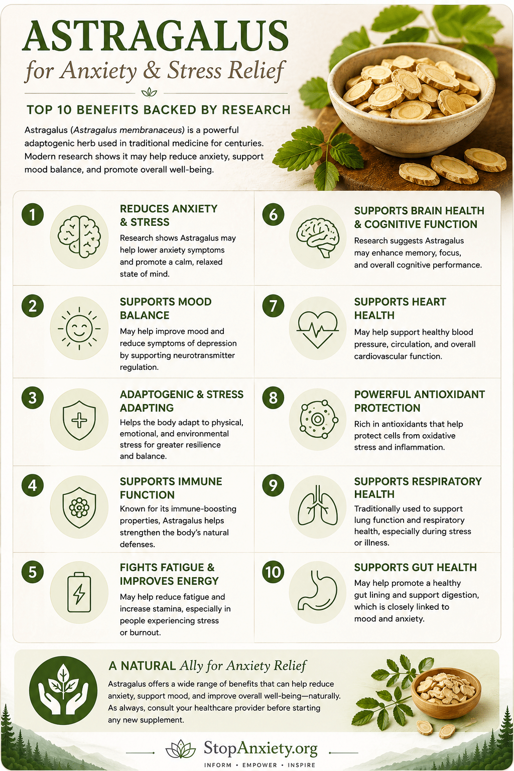 Astragalus for Anxiety