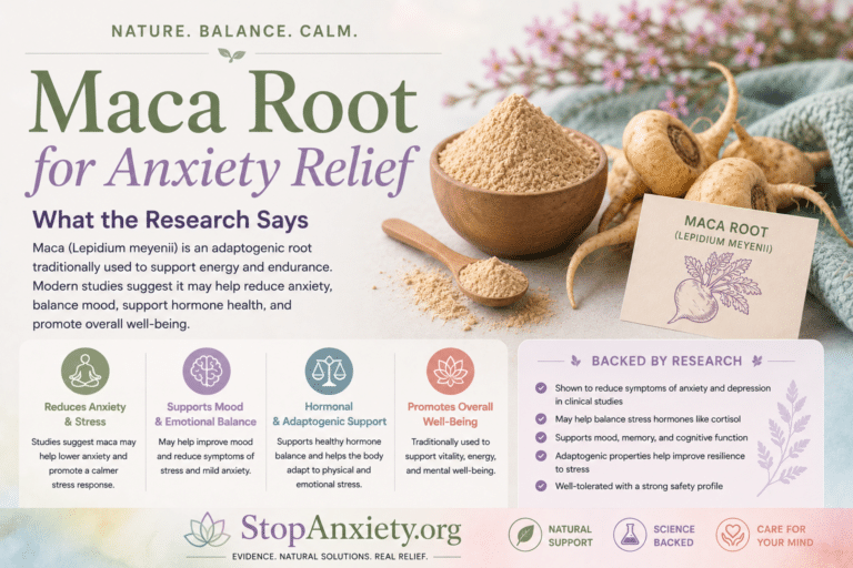 Maca Root for Anxiety