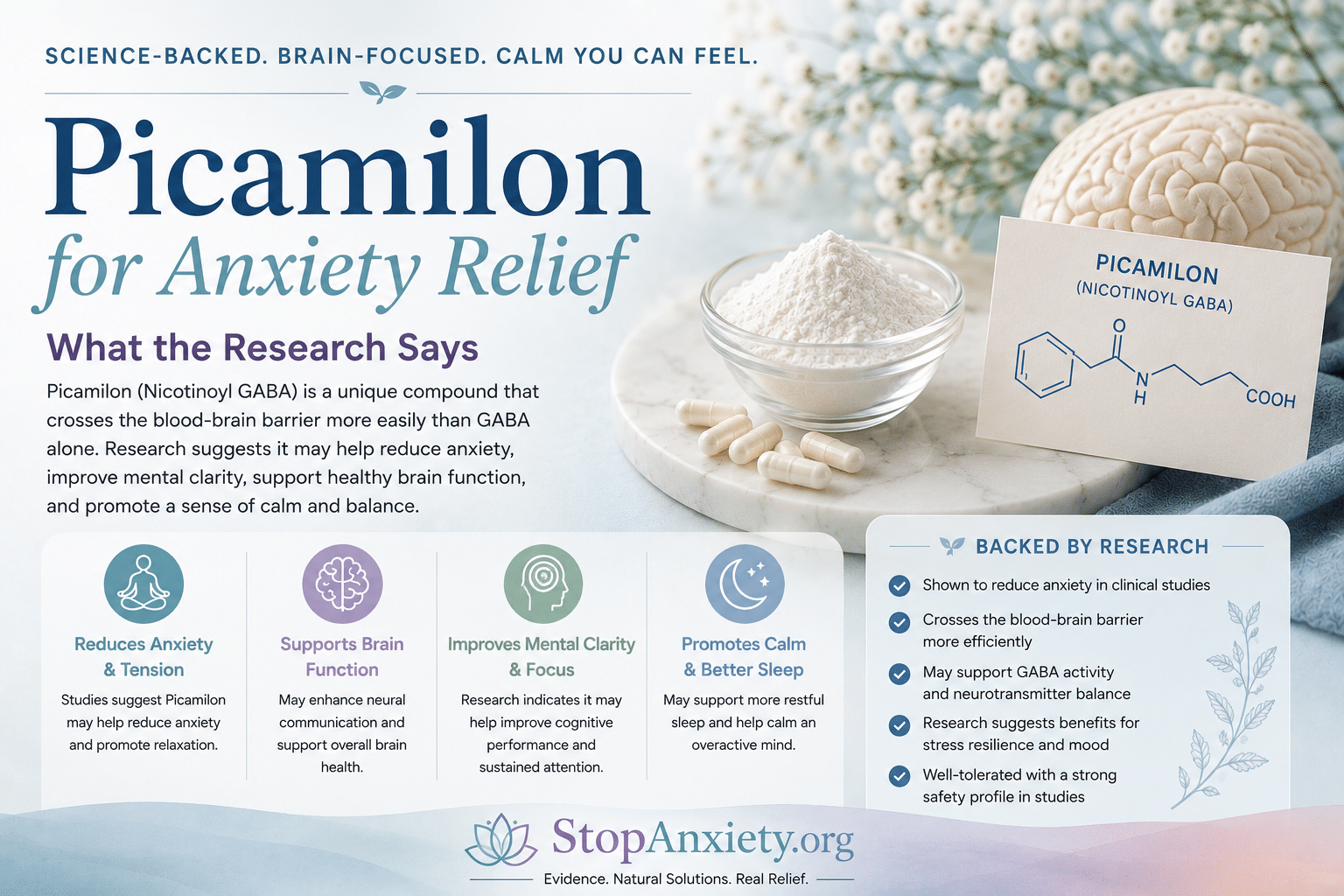 Picamilon benefits for anxiety relief