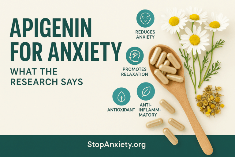 Apigenin for Anxiety: What the Research Says About This Quiet Flavonoid Hidden in Chamomile