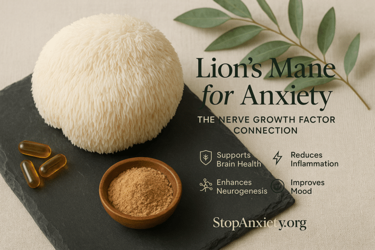 The Lion’s Mane Connection: What Research Says About Anxiety and Nerve Growth Factor
