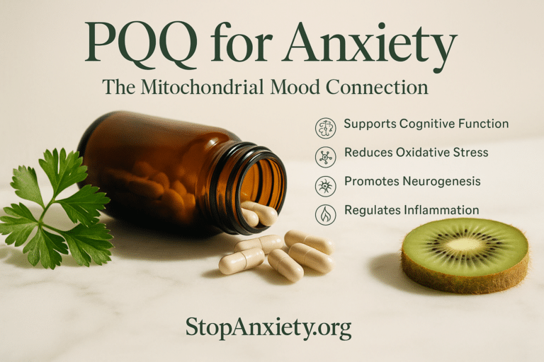 Pyrroloquinoline Quinone (PQQ) for Anxiety: What the Research Says About This Mitochondrial Compound and Your Mood