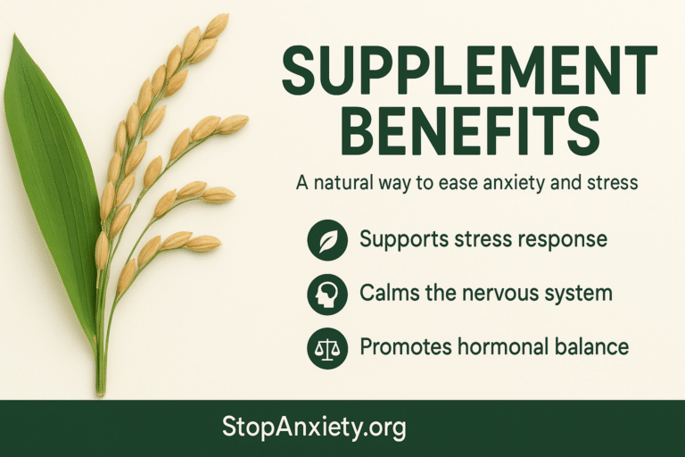 Gamma-Oryzanol for Anxiety and Stress: What the Research Says About This Overlooked Rice Bran Compound