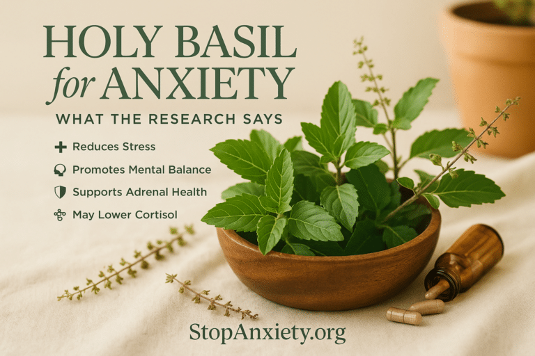 Holy Basil for Anxiety: What the Research Says About This Sacred Adaptogenic Herb
