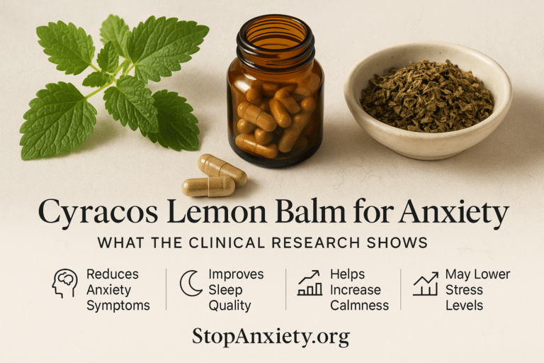 Cyracos Lemon Balm Extract and Anxiety: An Honest Look at the Standardized Form That Research Actually Studied