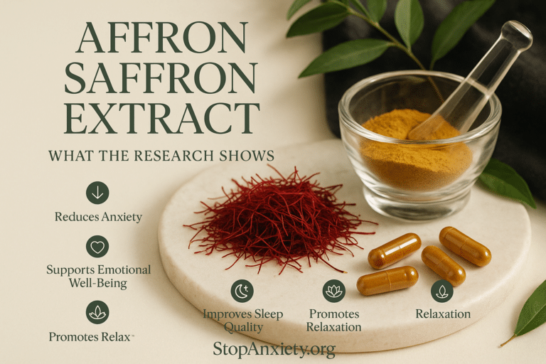 Could Saffron-Free Affron Help With Anxiety? Here Is What the Science Shows About This Clinically Standardized Crocus Extract
