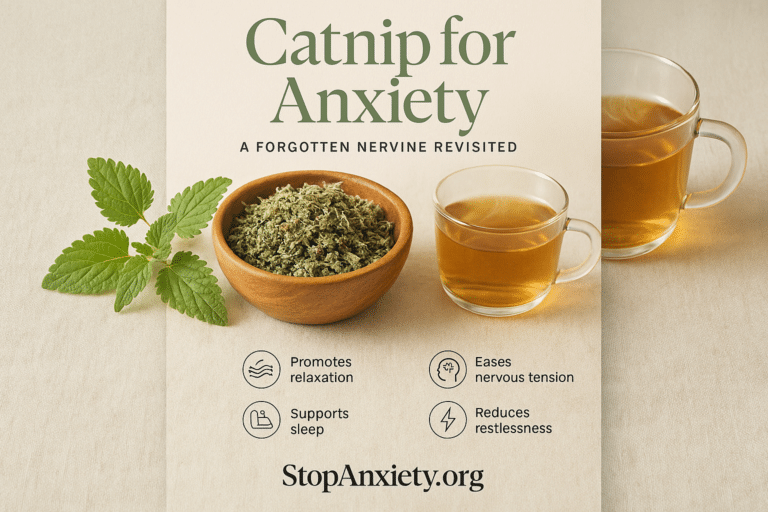 Catnip Herb and Anxiety: An Honest Look at This Forgotten Nervine and the Evidence Behind It