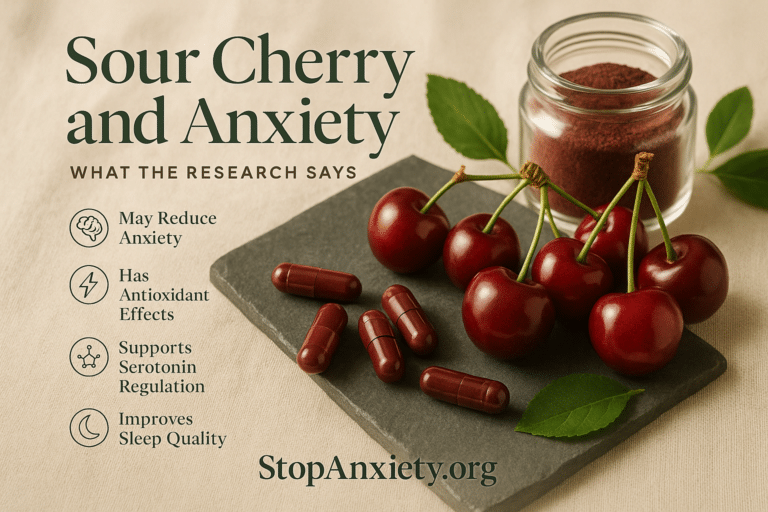 Sour Cherry Extract and Anxiety: What the Research Says About This Overlooked Fruit and Nervous System Calm
